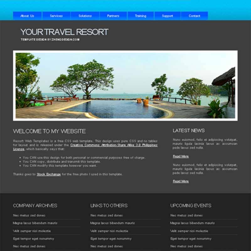 about portfolio web template 5 800px www.Websites Unlimited.com